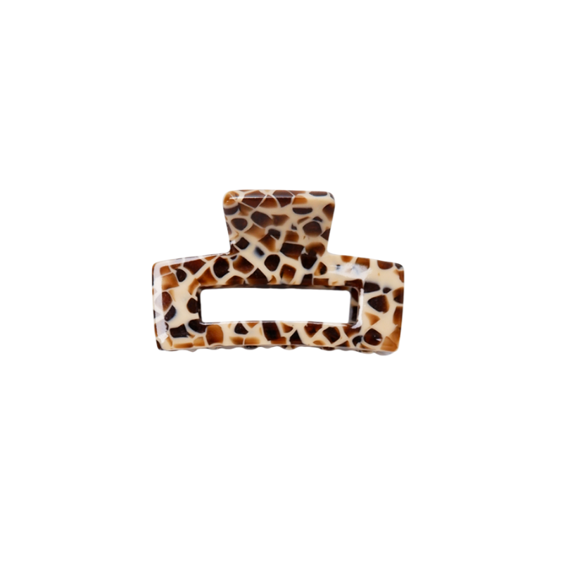 Berlin Small Hair Claw Leopard Print