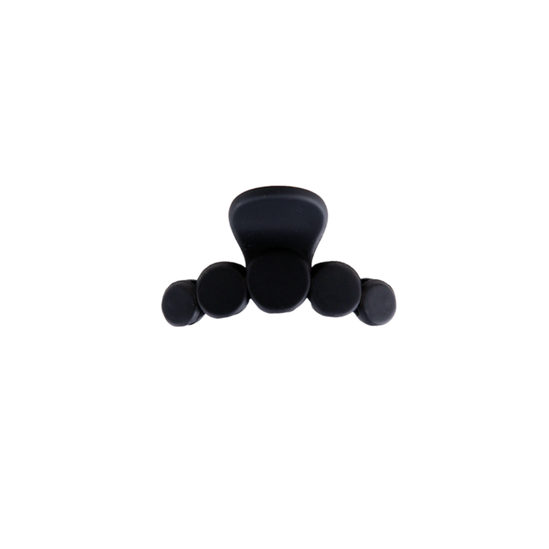 Black Bubble Matt Mini Hair Claw