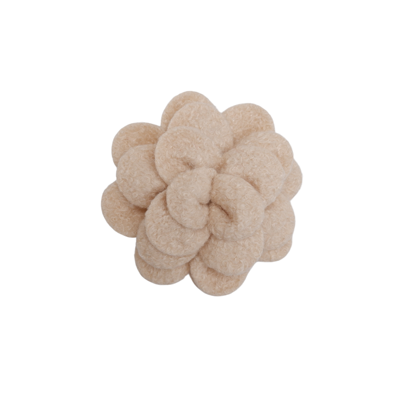 Felt Big Flower Brooch