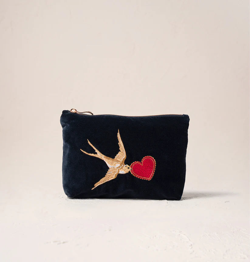 Elizabeth Scarlett Beating Heart Mini Pouch