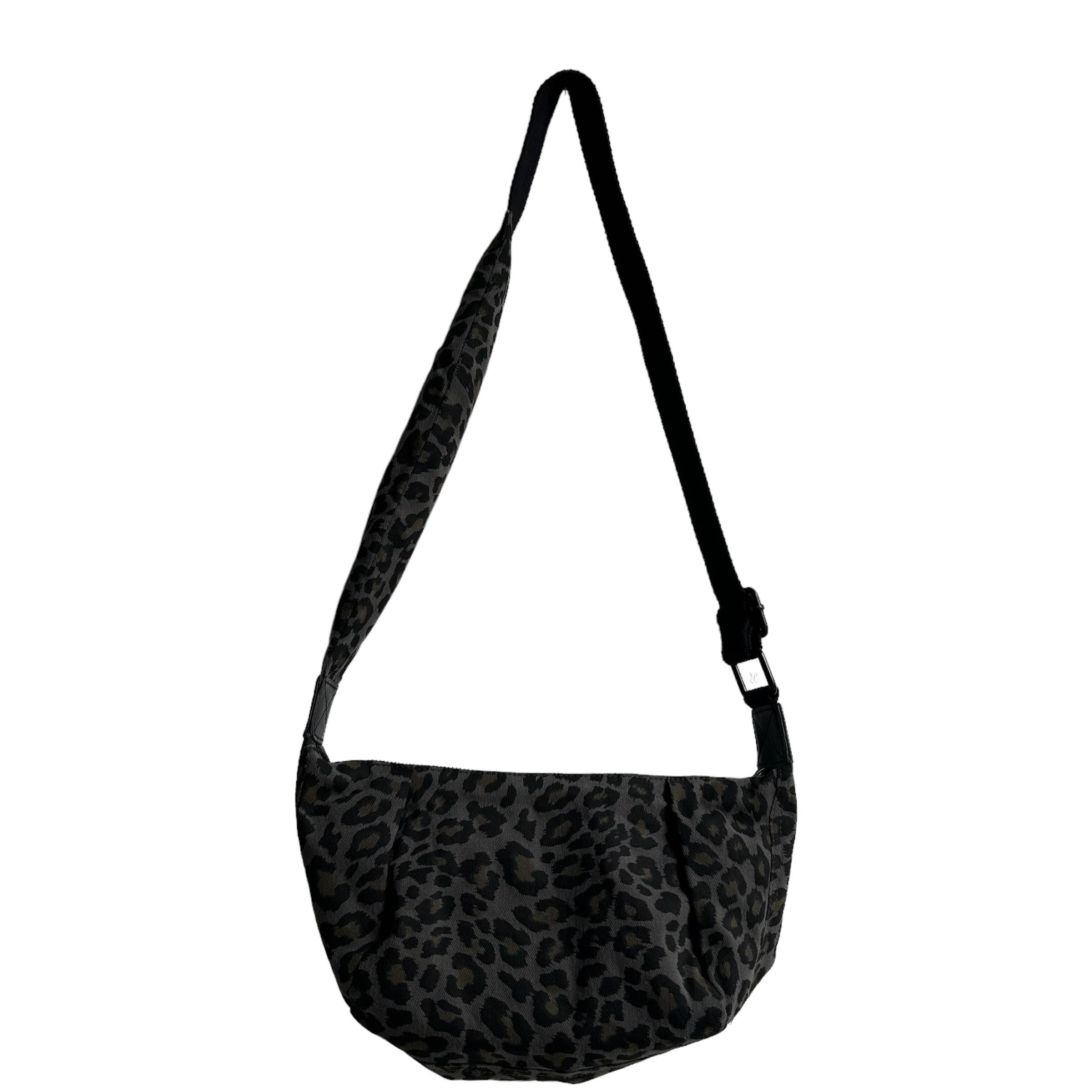 Brixton Grey Leopard Crossbody Bag