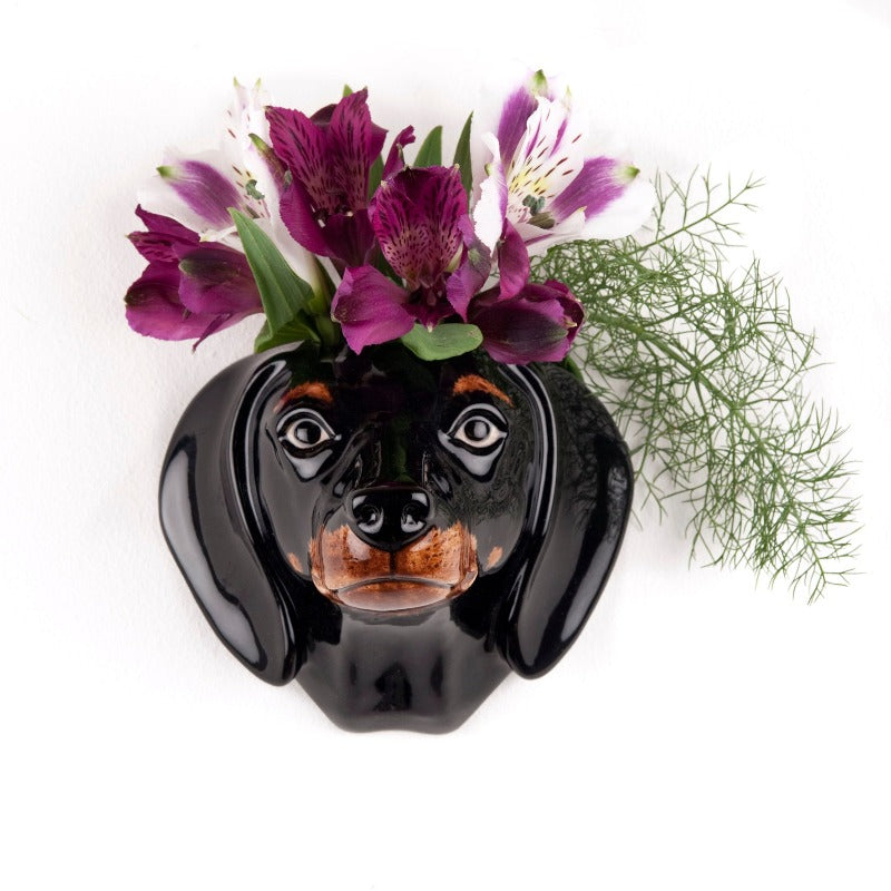 Quail Dachshund wall vase stockist in Bournemouth