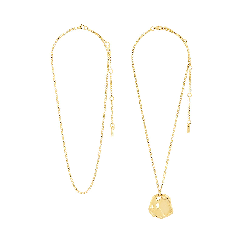 Image of two necklaces on a white background