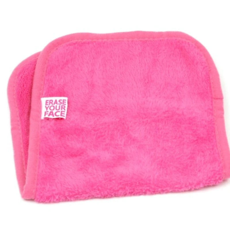 RUSABLE MAKE-UP REMOVING FACE CLOTH BRIGHT PINK