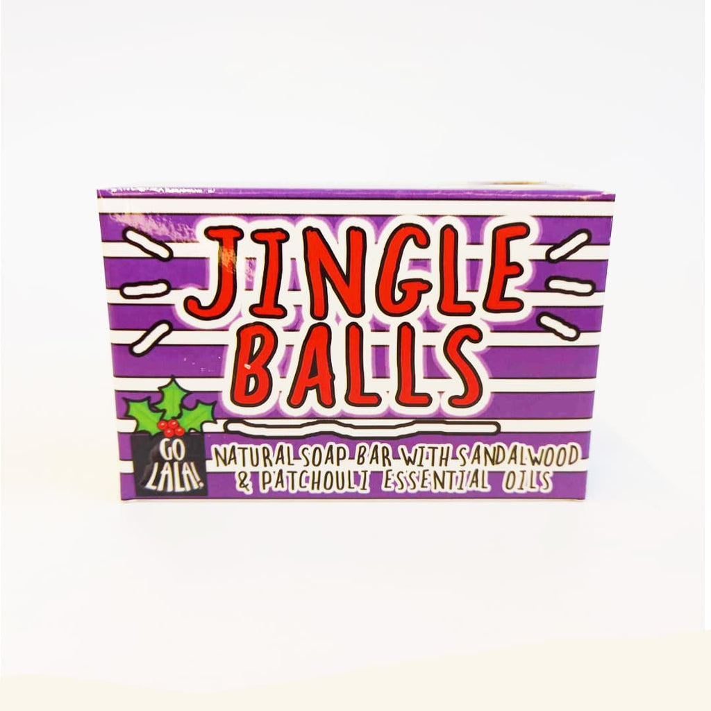 novelty soap bar for men jingle balls