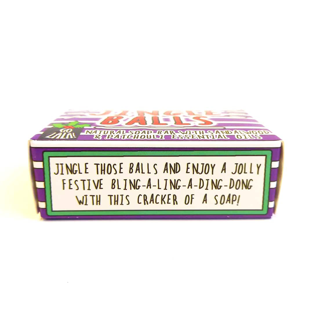 jingle ball soap bar