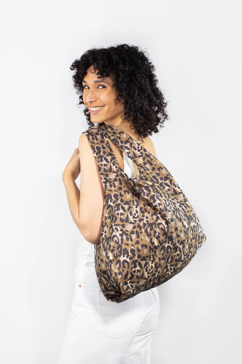 ind Bag Reusable Shopper - Leopard