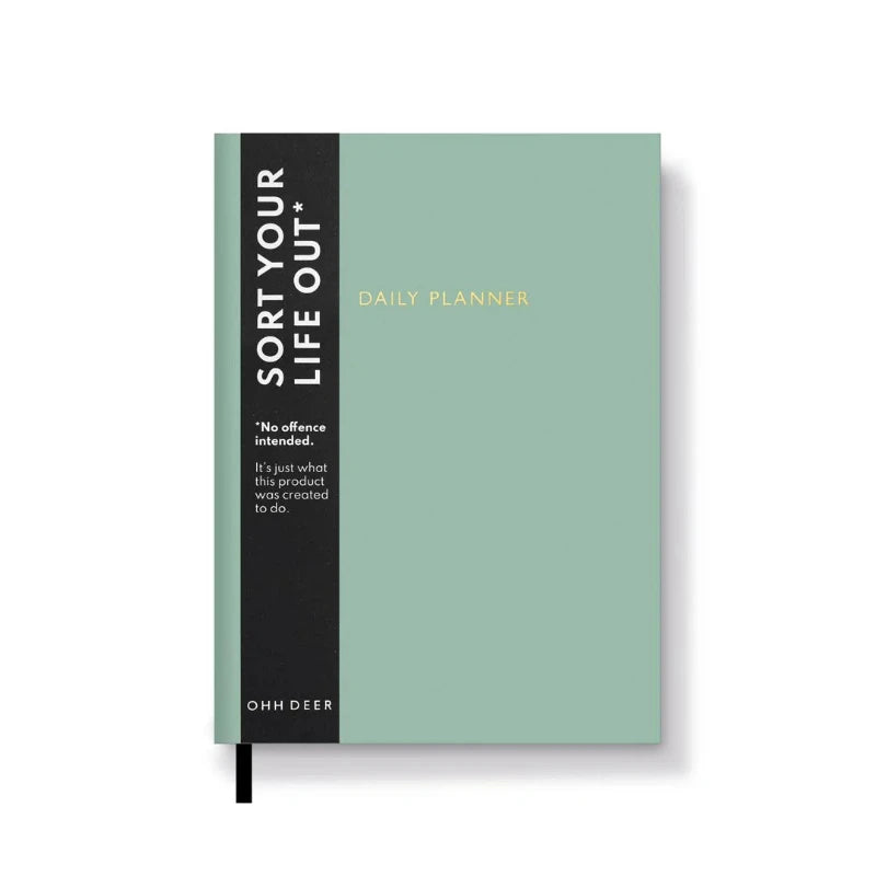 Oh Deer Sage Green Daily Planner