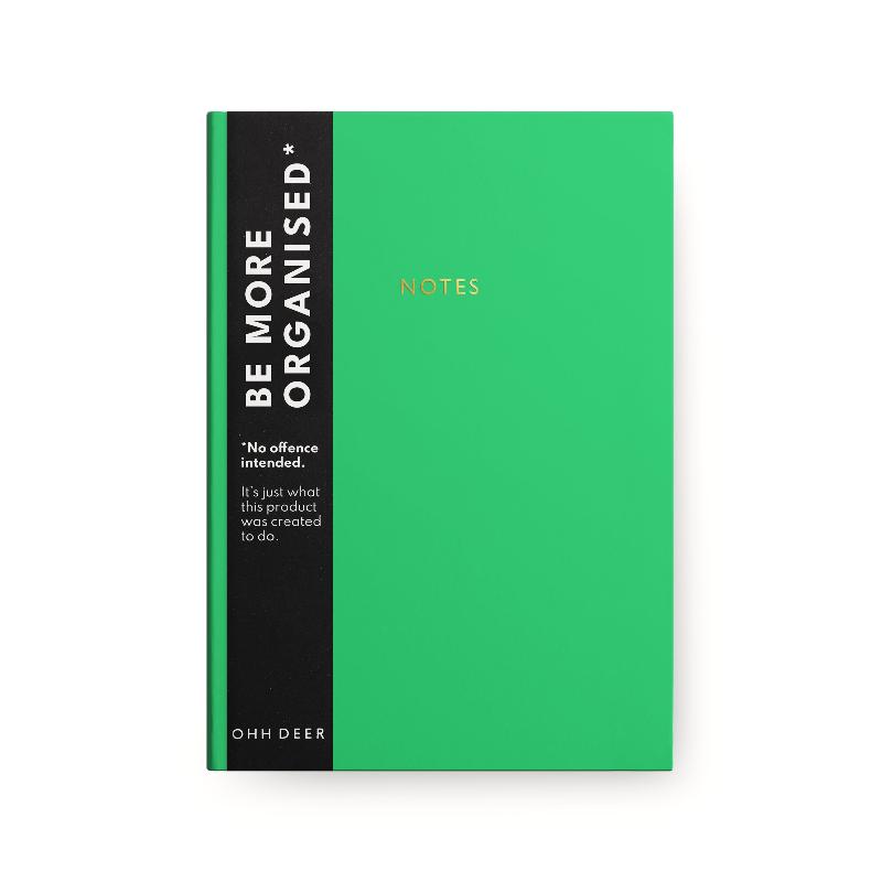 True Green A5 Flexibound Notebook 