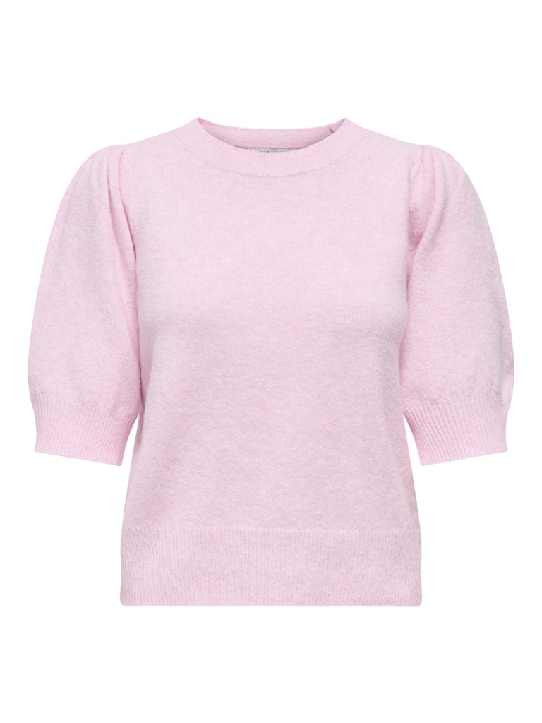Only Rica 2/4 sleeve Knit Pullover-Pink-A-Boo