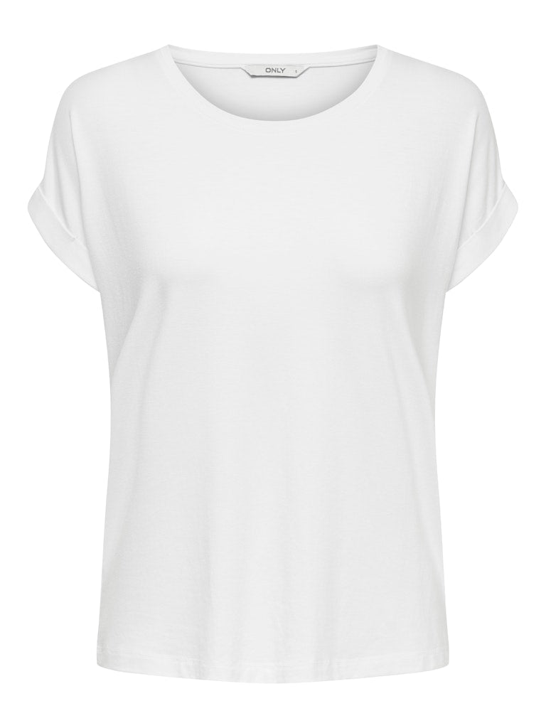 White  shortsleeve top on a white background