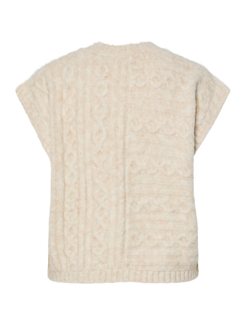 Pieces Misa Knit Vest back