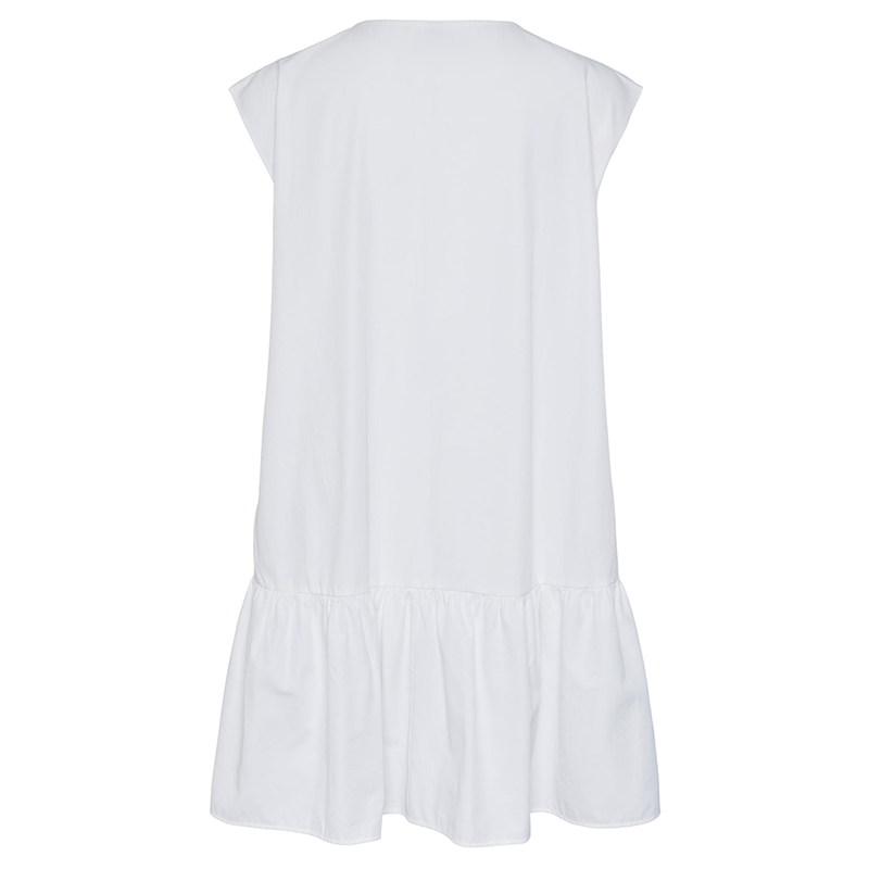 Pieces Musta white tunic top