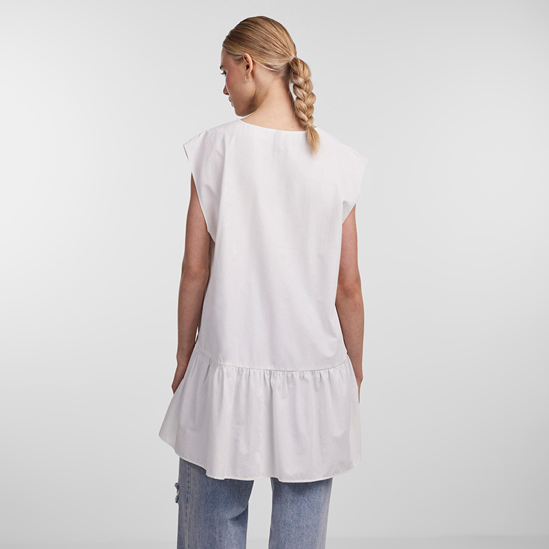 ladies white tunic top for summer