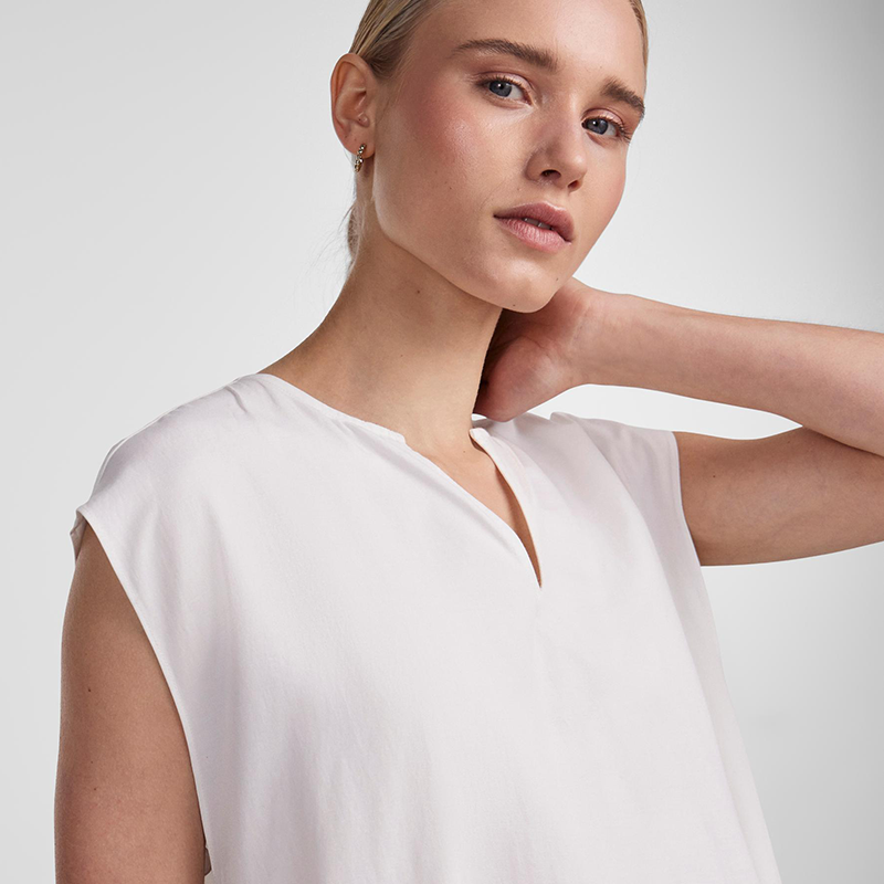 women's tunic top white