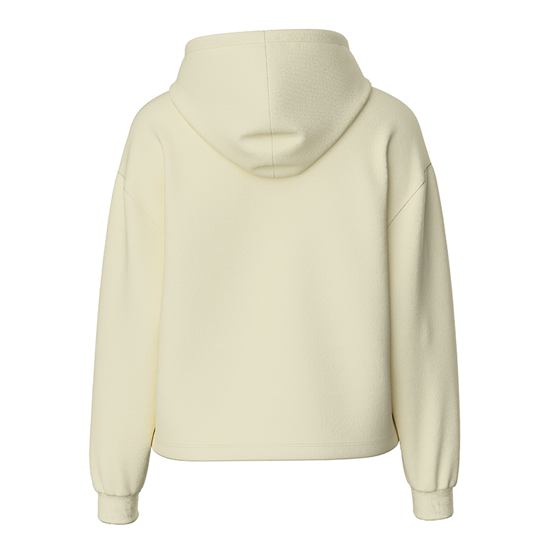 Pieces Chilli Women's Cropped Hoodie White Pepper back