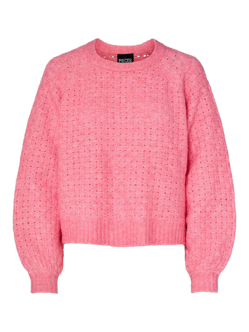 Pieces Sikka Jumper Pink front