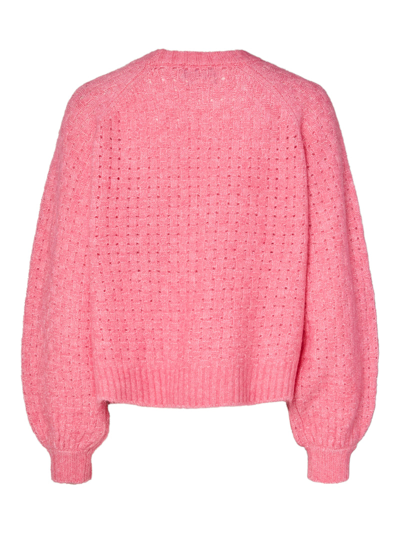 Pieces Sikka Jumper Pink back