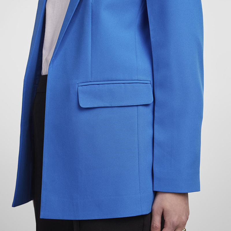 PIECES BOZZY BLAZER BLUE WITH POCKETS