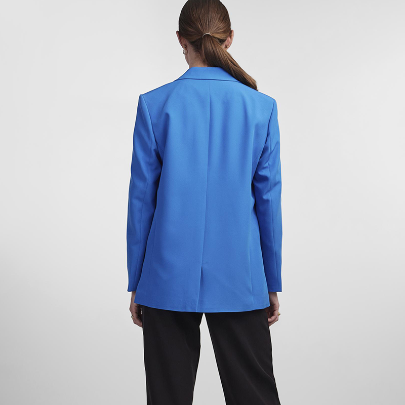 PIECES BOSSY BLAZER WOMENS JACKET IN BLUE