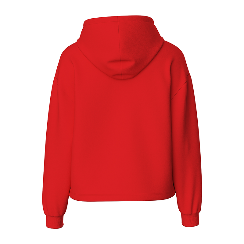 Pieces Chilli Women's Cropped Hoodie Red