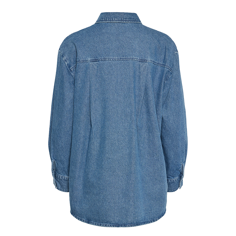 Pieces Maisie Denim Shirt back