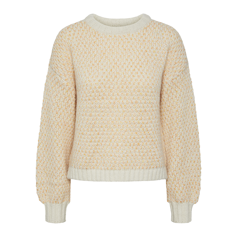 PIECES MIRAN JUMPER IN YELLOW