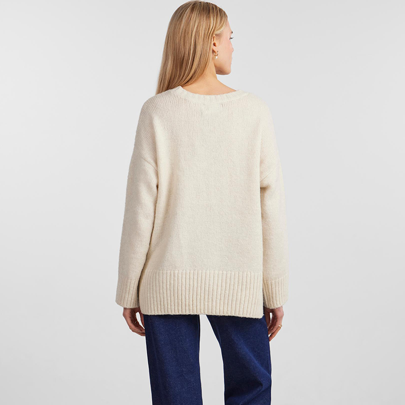 Pieces Nancy jumper loose fit in Birch