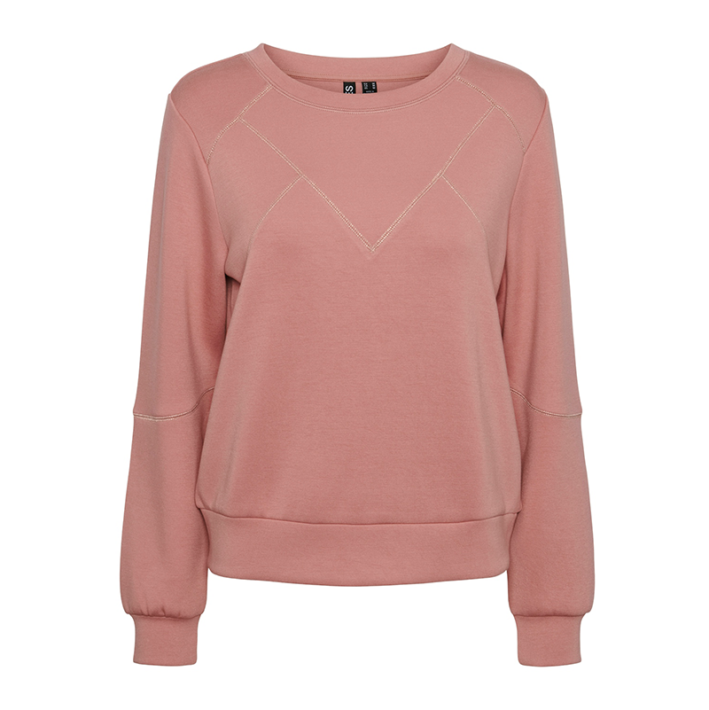 Pieces Niva Sweatshirt Pink front