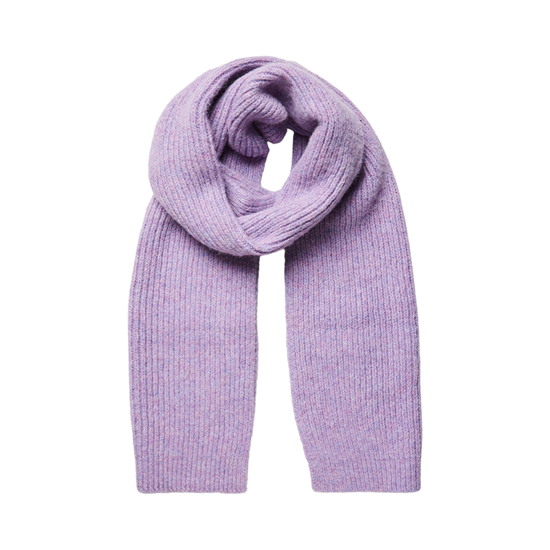 Pieces long scarf Sofia in Radiant Orchid 