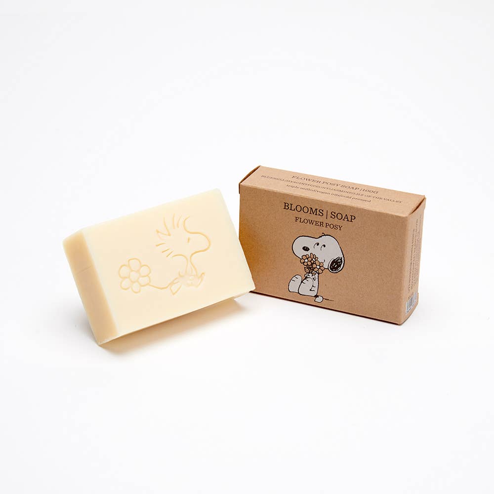 Peanuts Blooms Vegan Soap boxed