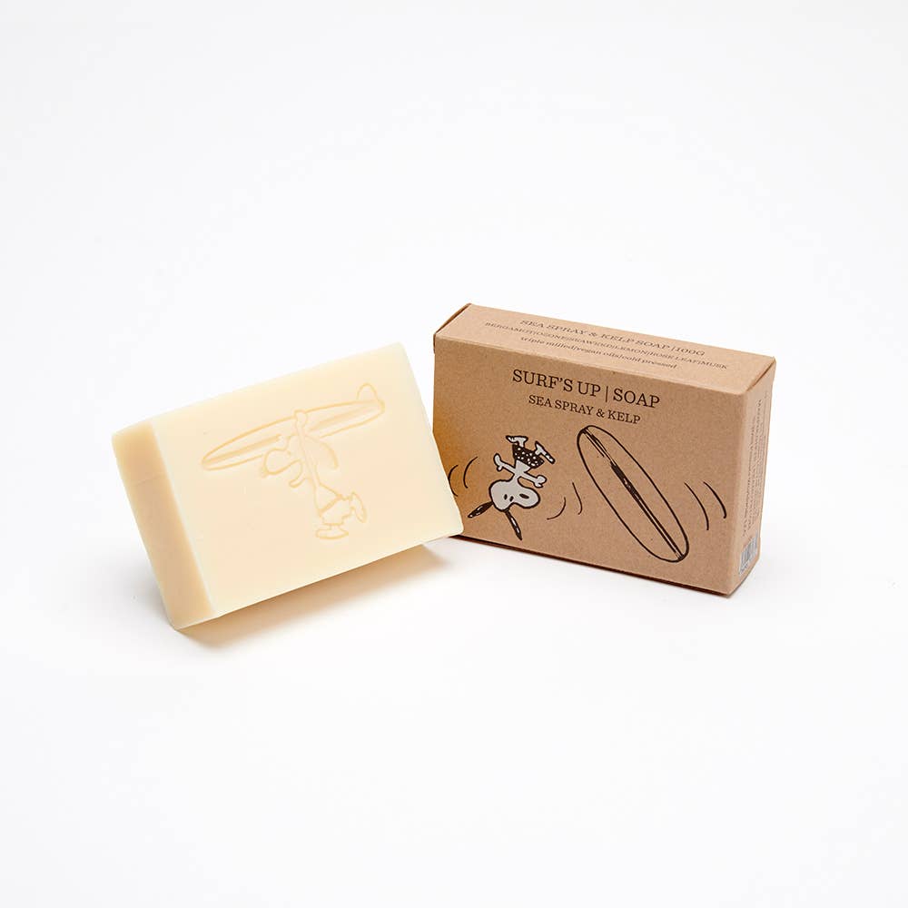 Peanuts Surf's Up Vegan Soap boxed