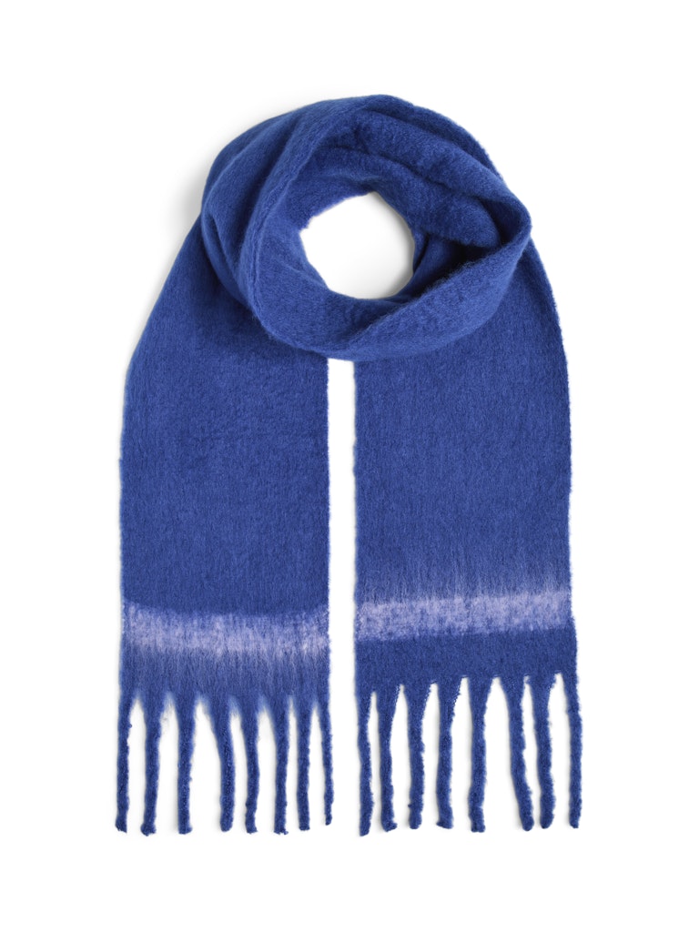 Pieces Bea Narrow Long Scarf-Blue/Lavender