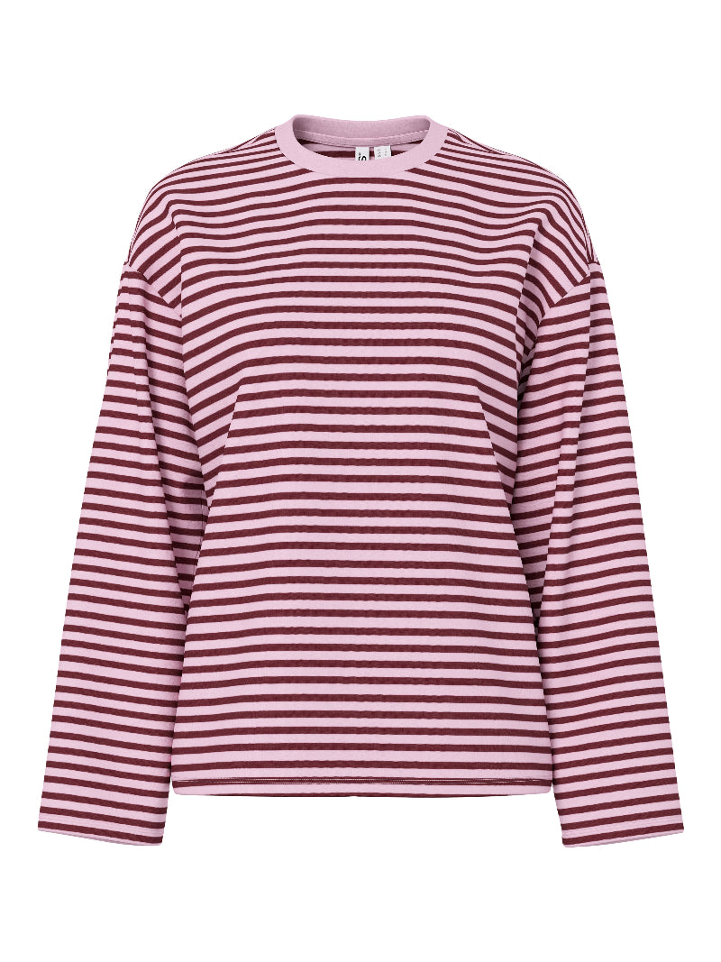 Pieces Sadie Stripe Long Sleeve T-shirt 