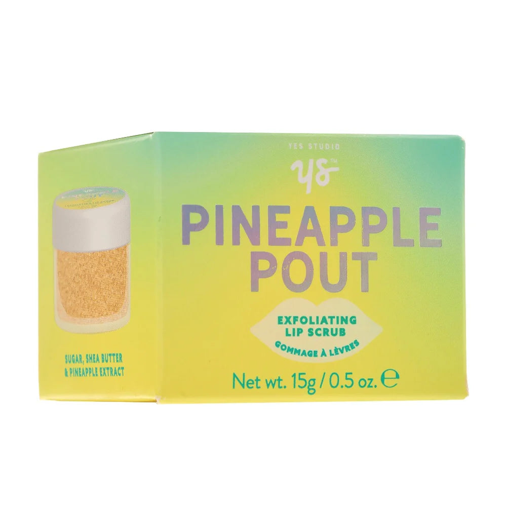 Yes Studio Pineapple Pout lip scrub