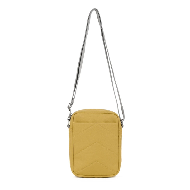 Roka Bond Recycled Canvas Bag Flax yellow back