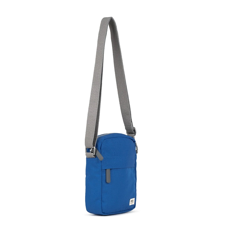 Roka Bond Recycled Canvas Bag Galactic Blue side