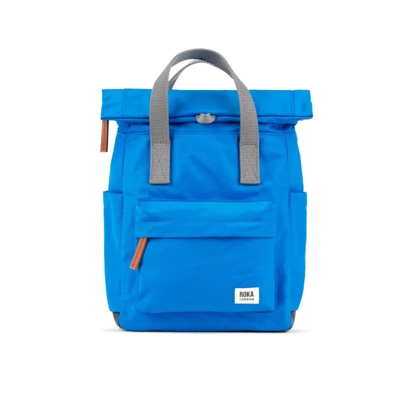 roka canfield small backpack in neon blue