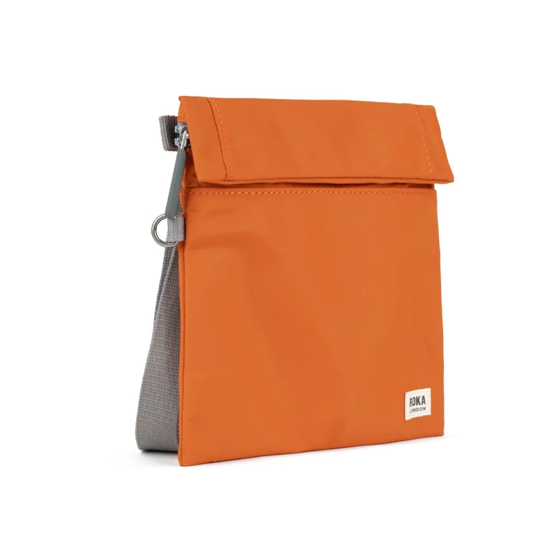 Roka Stratford Bag Recycled Nylon Burnt Orange side