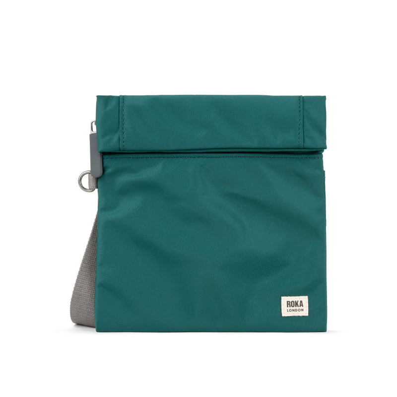 Roka Stratford Bag Recycled Nylon Teal front