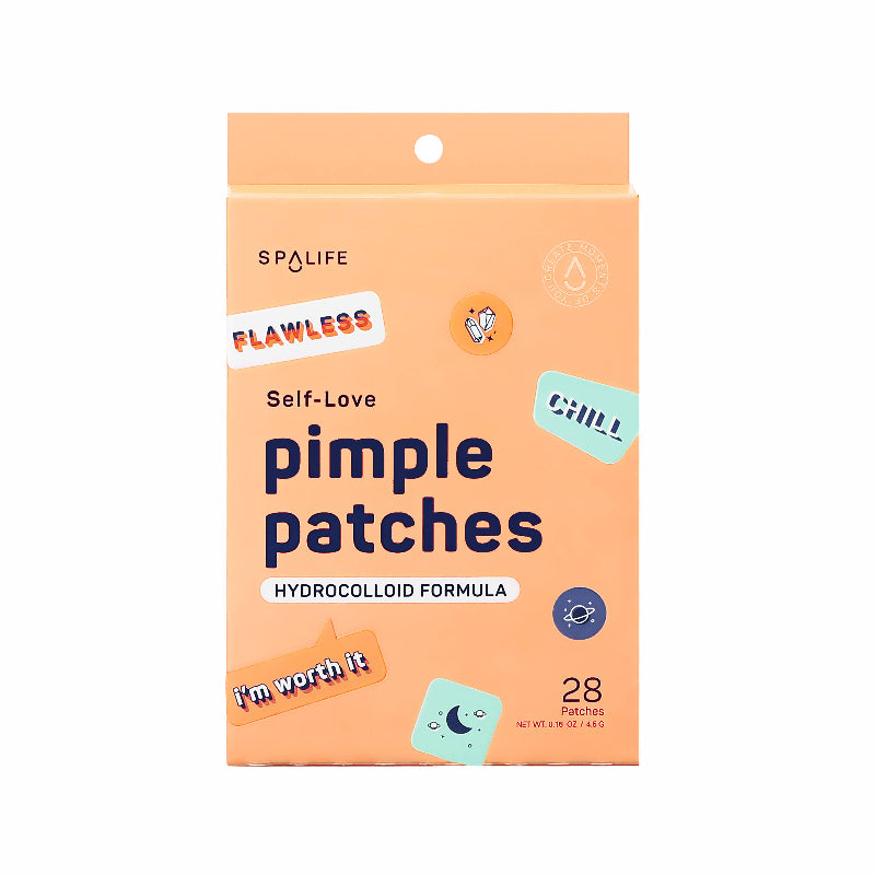 Spalife pimple patches packaging on a white background