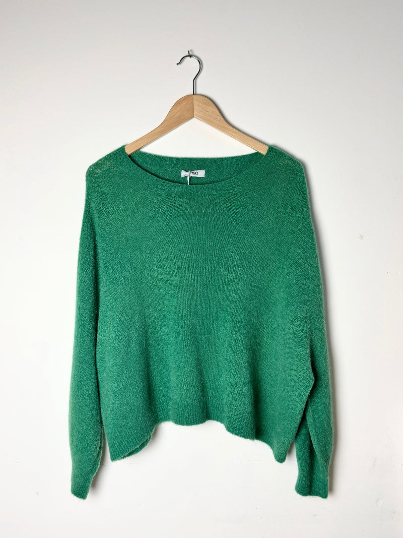 Slouch Sweater Jade Green