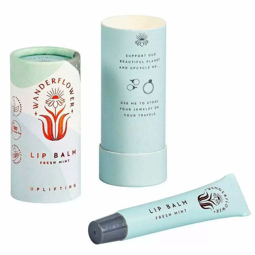 Wanderflower lip balm fresh mint