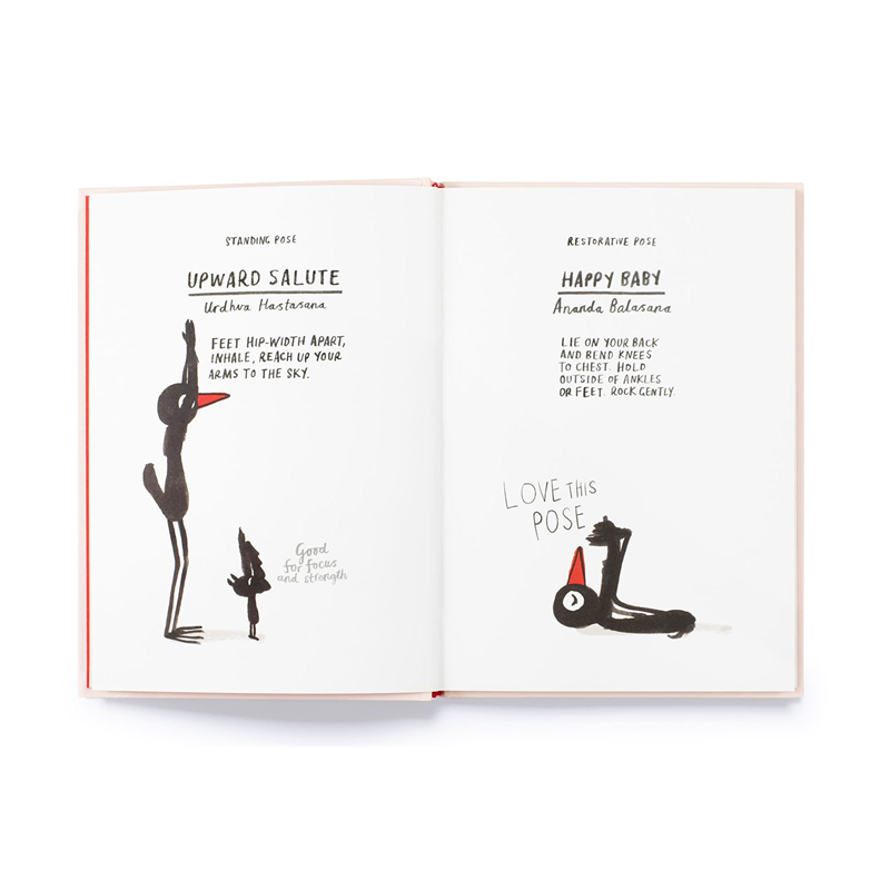 YOGA FOR STIFF BIRDS BOOK PAGE EXAMPLE