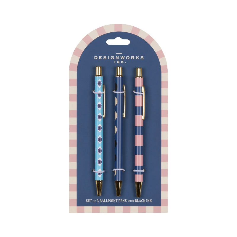 A Dopo Eye, Moon & Stripe Pen Set