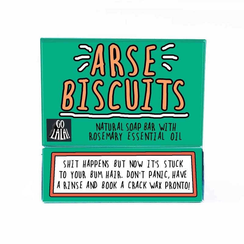 Arse Biscuits Fun Soap Bar