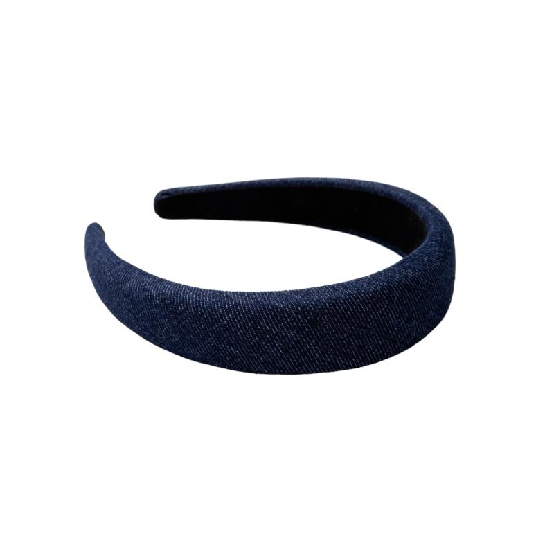 black colour denim head band