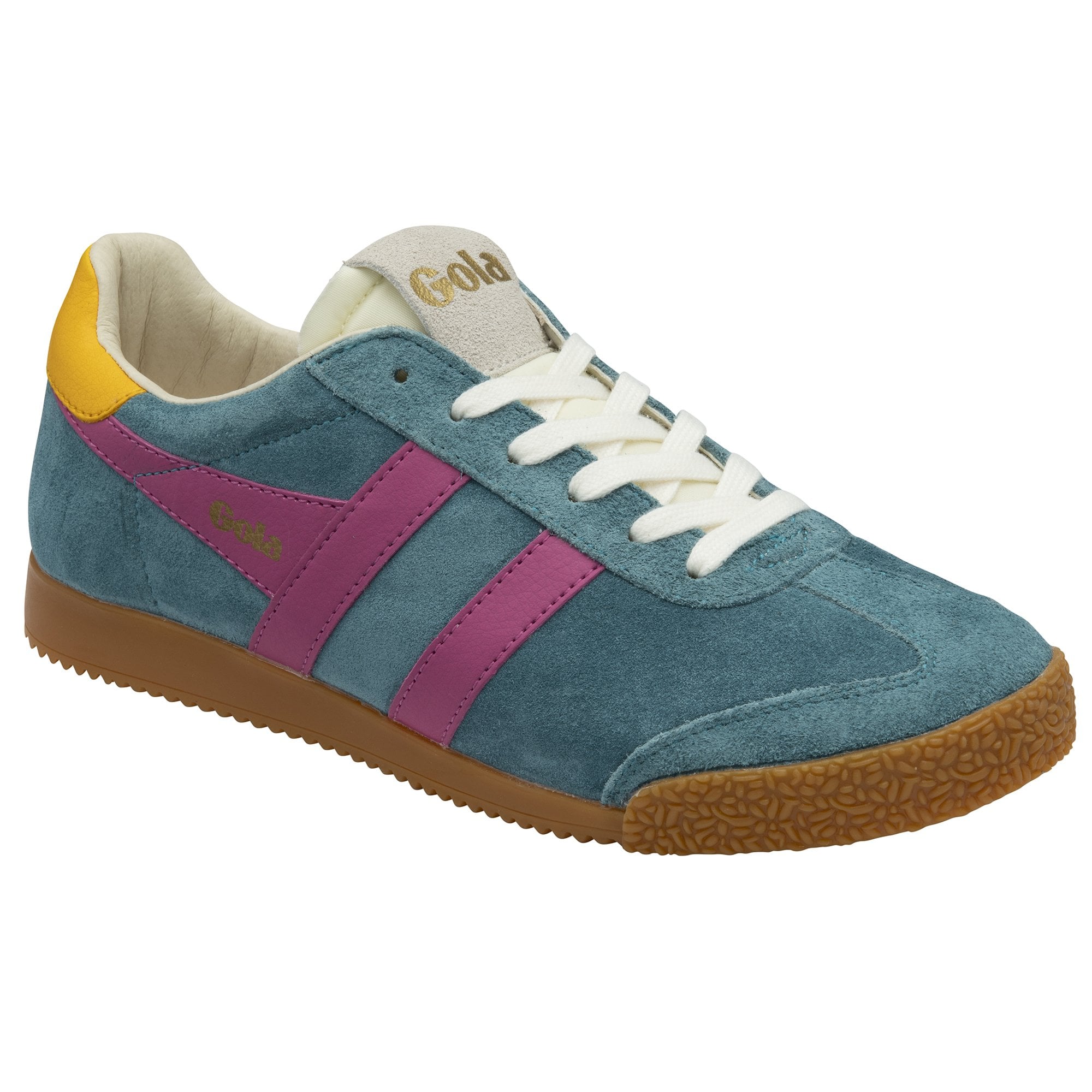 Gola Elan Trainers-Peacock/Fuchsia/Sun 1