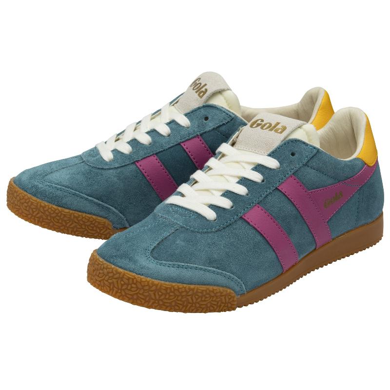 Gola Elan Trainers-Peacock/Fuchsia/Sun pair