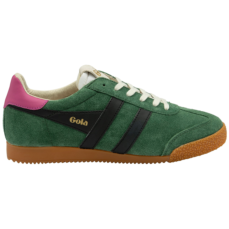 Gola women's elan trainer evergreen fuschia black